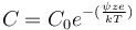
C=C_0e^{-(\frac{\psi ze}{kT})}